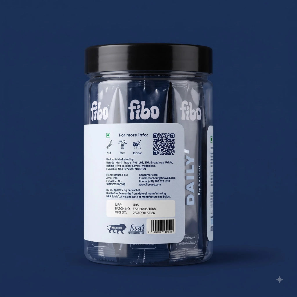 Fibo Daily – Sterilized Psyllium Husk (Unflavored)