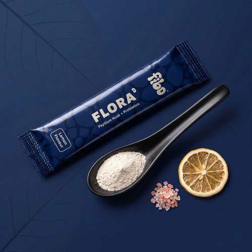 Fibo Flora – Probiotics & Fiber Gut-Skin Sachet (Lemon)
